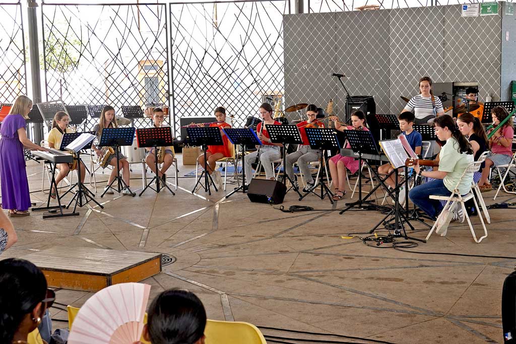 Orchestre de musiciens à Caussade