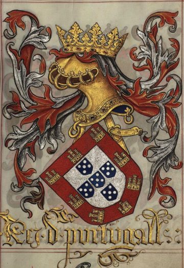 Blason rouge et or