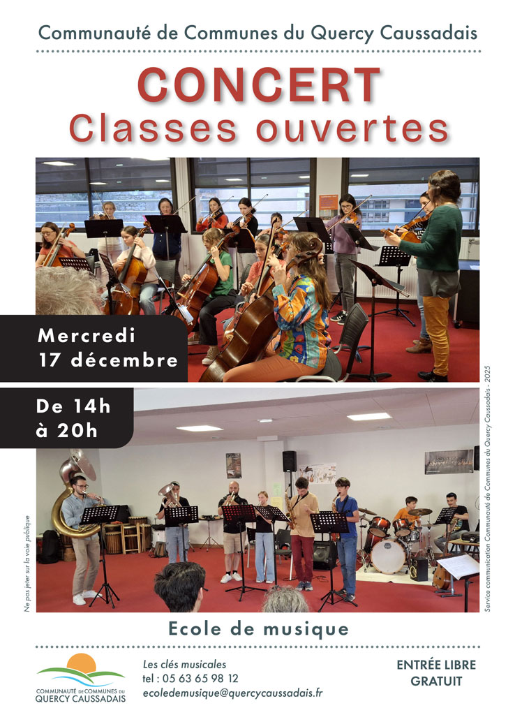 Eleves de l'école de musique en concert