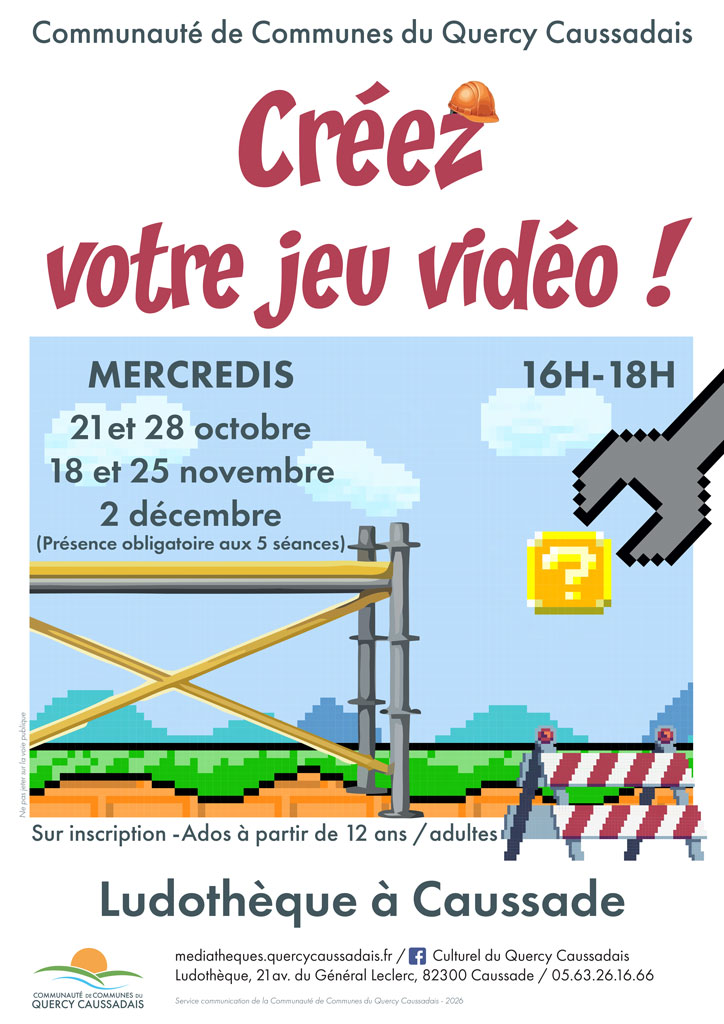 Décor de jeu vidéo avec des outils de construction
