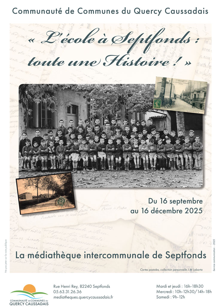 Photo de l'ancienne école de Septfonds.