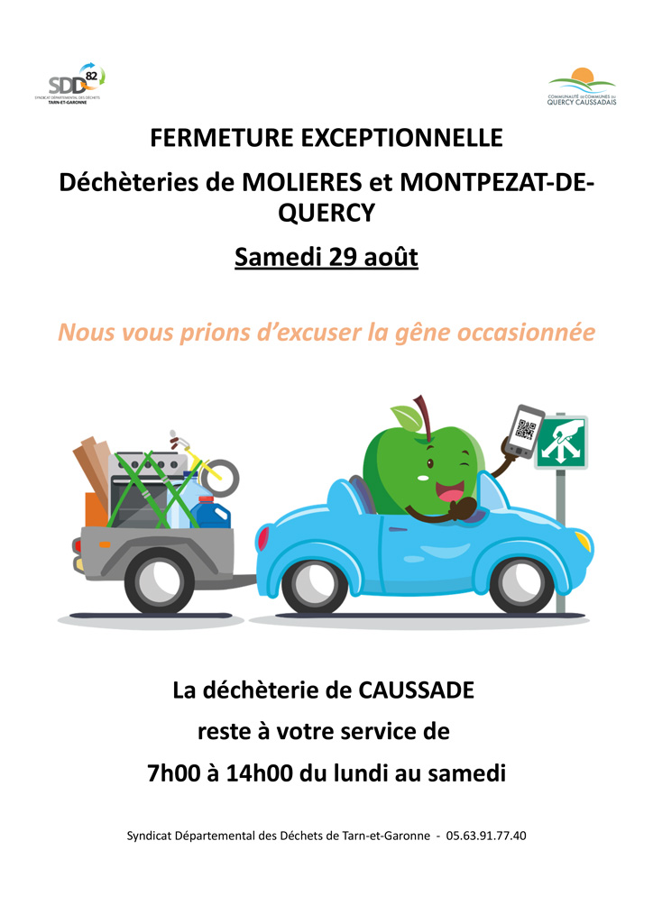 Voiture conduite par une pomme avec une remorque