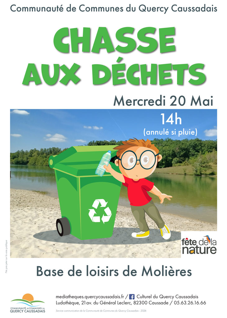 Personnage qui jette une bouteille plastique dans une poubelle.