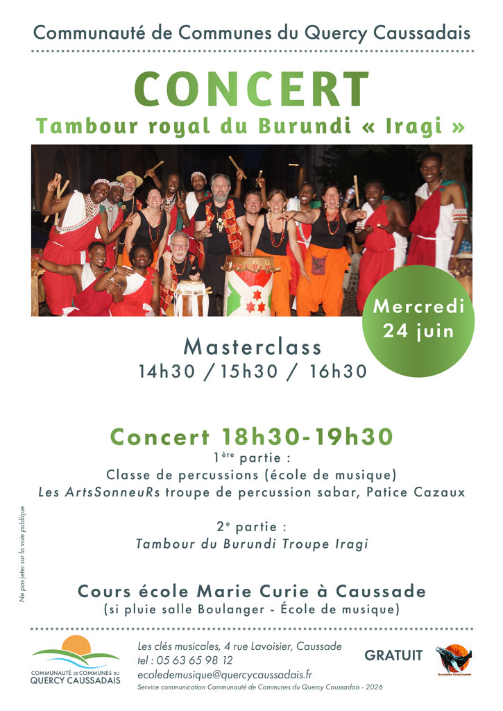 Photo groupe Iragi avec leur tambour