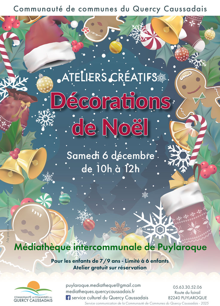 Décorations de Noël sur un ciel étoilé