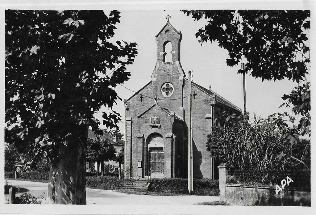 Photographie du temple de Bioule vue de face