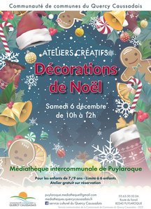 Décorations de Noël sur un ciel étoilé
