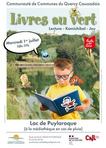Jeune garçon qui lit un livre dans la nature
