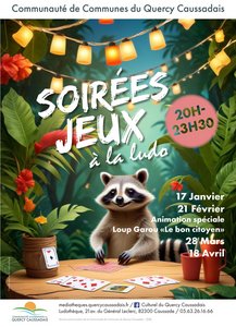 Raton laveur qui joue aux cartes dans la jungle